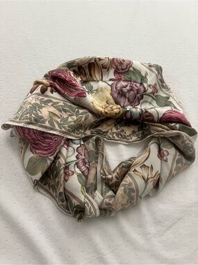 Express Vintage Floral Silk Scarf